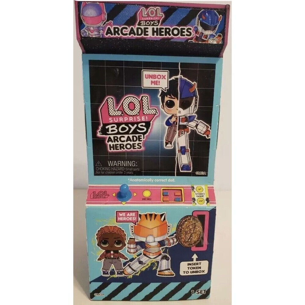 L.O.L. Surprise Boys Arcade Heroes Dolls New In Box 15 Items